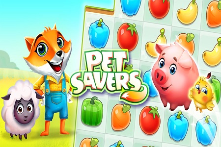 دانلود رایگان بازی Pet Savers – پازل نگهداری حیوانات اندروید
