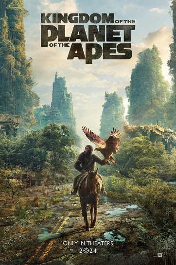 first poster for kingdom of the planet of the apes