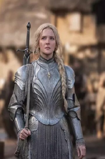 the lord of the rings the rings of power morfydd clark as galadriel after war